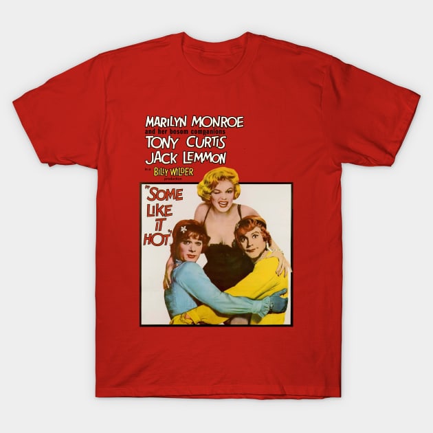 SOME LIKE IT HOT Movie Poster T-Shirt by Pop Fan Shop